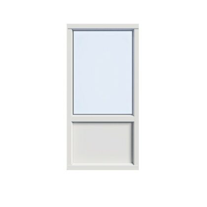 vast pvc kozijn met borstwering