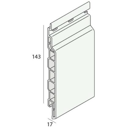 Keralit 143mm | Per lengte van 6 m²